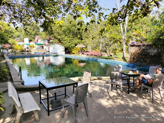 Bohemiaz Resort and Oasis Spa in Kampot, Cambodia.