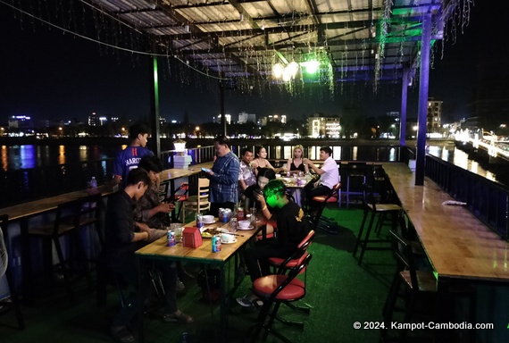 99 Cafe & Skybar in Kampot, Cambodia.