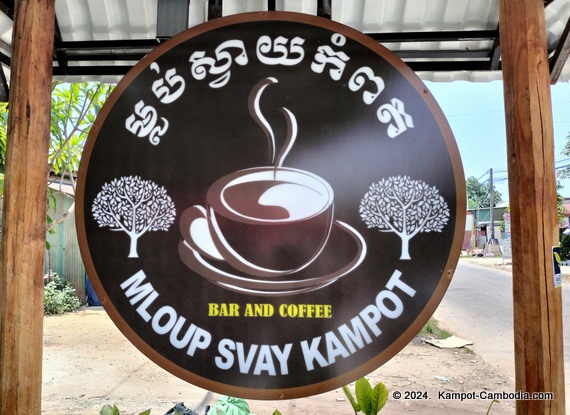 Mloup Svay Kampot Cafe in Kampot, Cambodia.