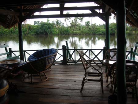 Arcadia Backpackers in Kampot, Cambodia.  Hotel.