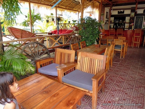 Veronica's Kitchen in Kampot, Cambodia.
