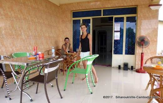 Flowers Homebrew and Sushi in Kampot, Cambodia.