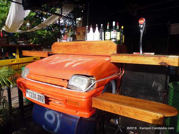 The One, Late Night Backpacker Bar in Kampot, Cambodia.
