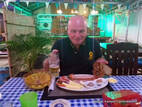 Petra's  Schnitzel House in Kampot, Cambodia.