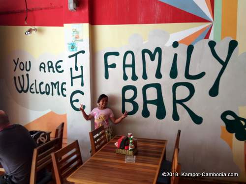 Family Bar in Kampot, Cambodia.