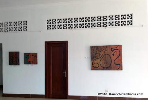 Kampot Art Gallery in Kampot, Cambodia.