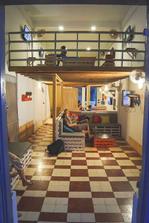 Levels.  Food * Drink * Games * in Kampot, Cambodia.