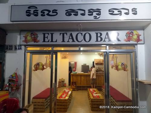 El Taco Bar in Kampot, Cambodia.