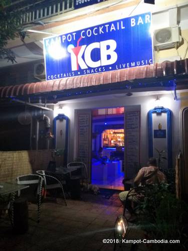 KCB.  Kampot Cocktail Bar in Kampot, Cambodia.