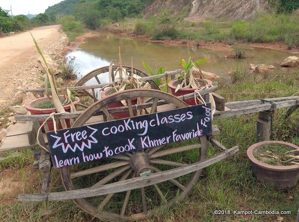 Khmer Root Cafe in Kampot, Cambodia.  Food and Cooking Classes.