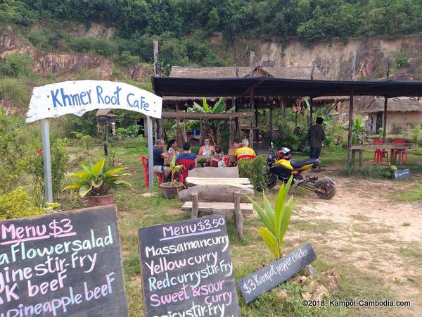 Khmer Root Cafe in Kampot, Cambodia.  Food and Cooking Classes.