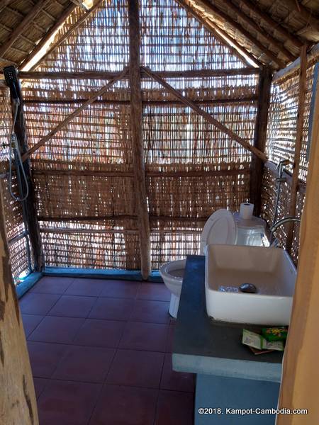 Ela Guesthouse Glamping in Kampot, Cambodia.  Fish Island.