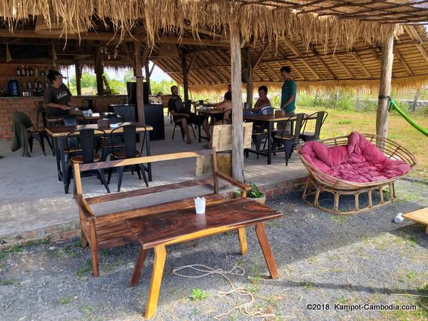 Ela Guesthouse Glamping in Kampot, Cambodia.  Fish Island.