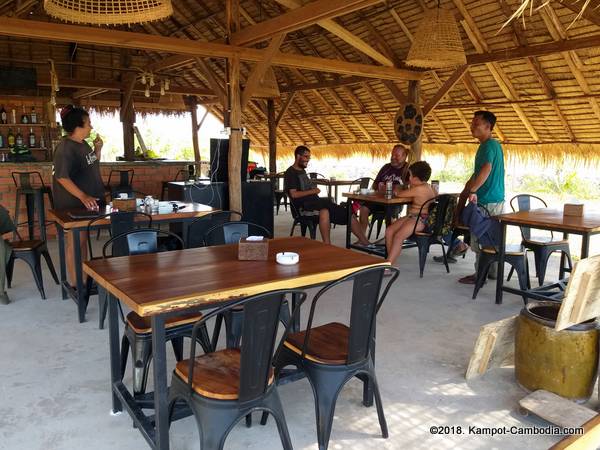 Ela Guesthouse Glamping in Kampot, Cambodia.  Fish Island.