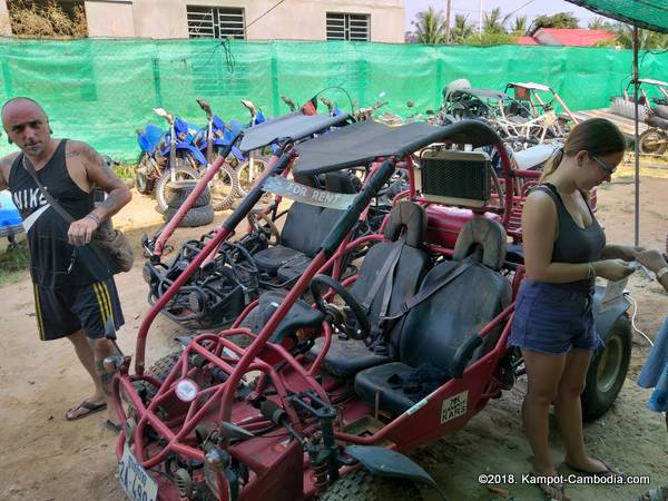 Cambo Customs Big Bike Repair in Kampot, Cambodia.