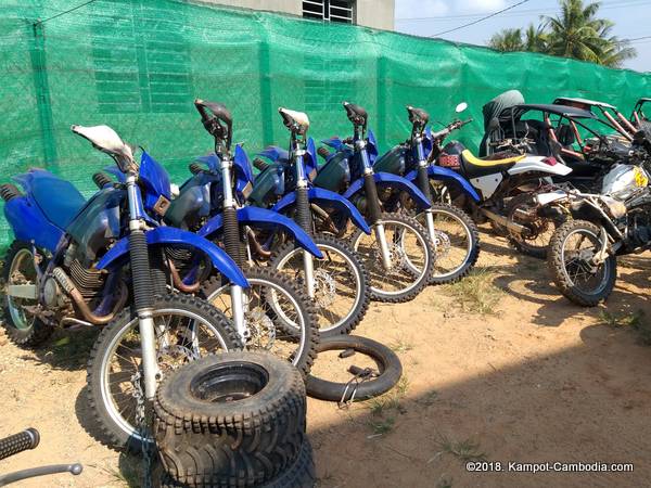 Cambo Customs Big Bike Repair in Kampot, Cambodia.