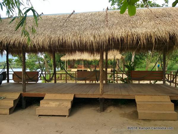 Dolphin River Park in Kampot, Cambodia.