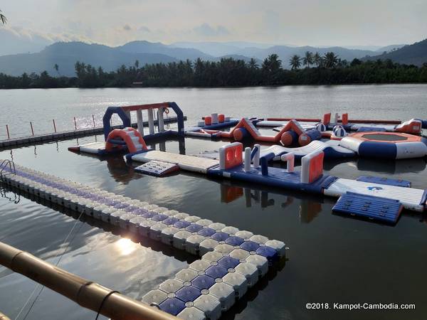 Dolphin River Park in Kampot, Cambodia.