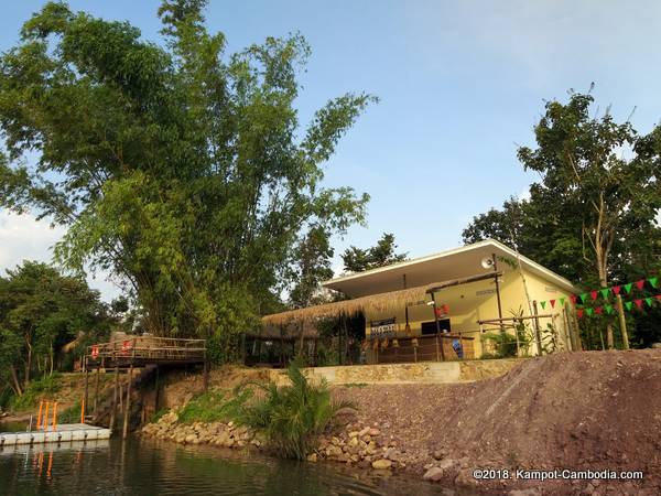 Dolphin River Park in Kampot, Cambodia.