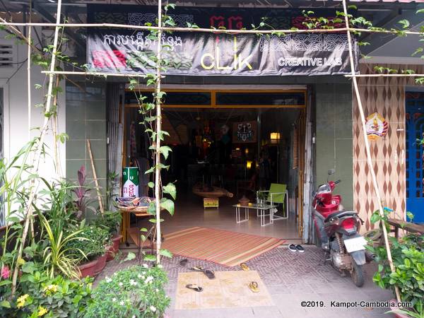 Clik.  Creative Lab and Local Handmade Souvenirs in Kampot, Cambodia.