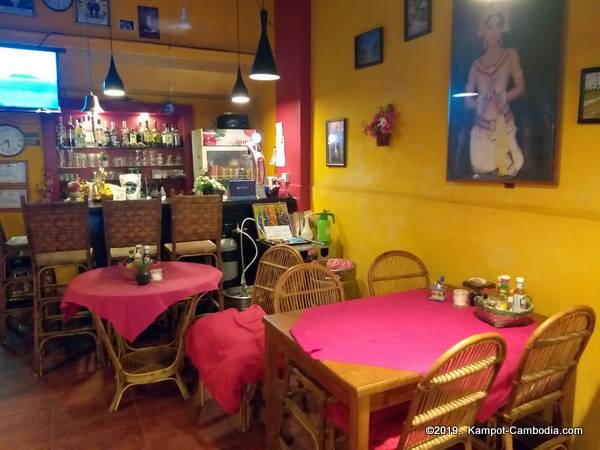 Nara Restaurant in Kampot, Cambodia.