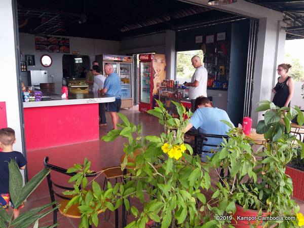 Pit Stop Cafe and Guesthouse in Kampot, Cambodia.