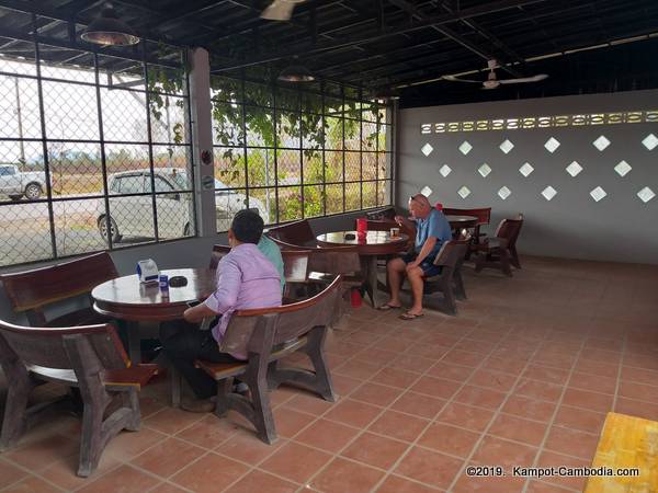 Pit Stop Cafe and Guesthouse in Kampot, Cambodia.