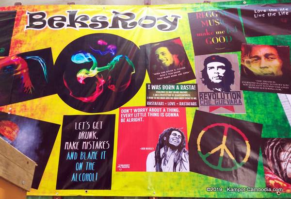 Beksroy Reggae Bar in Kampot, Cambodia.width=