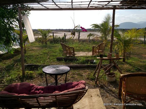 Ela Guesthouse Glamping in Kampot, Cambodia.  Fish Island.