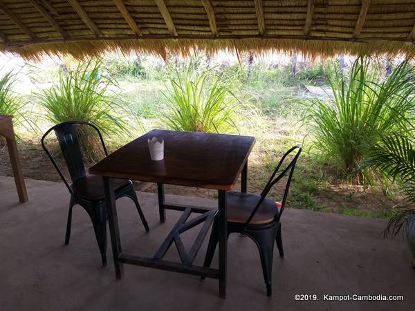 Ela Guesthouse Glamping in Kampot, Cambodia.  Fish Island.