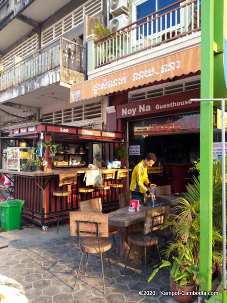 Noy Na Thai and Lao Restaurant in Kampot, Cambodia.