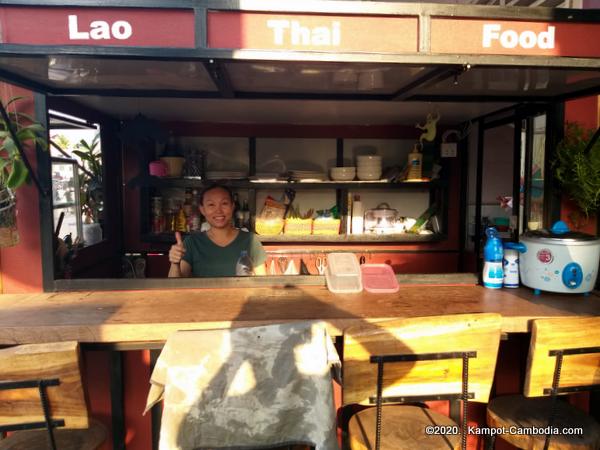 Noy Na Thai and Lao Restaurant in Kampot, Cambodia.