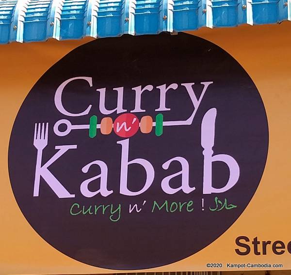 Curry Kabab in in Kampot, Cambodia.