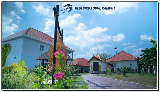 Bluebird Lodge in Kampot, Cambodia.