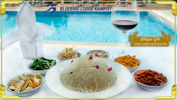 Bluebird Lodge in Kampot, Cambodia.