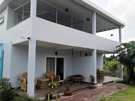 Bluebird Lodge in Kampot, Cambodia.