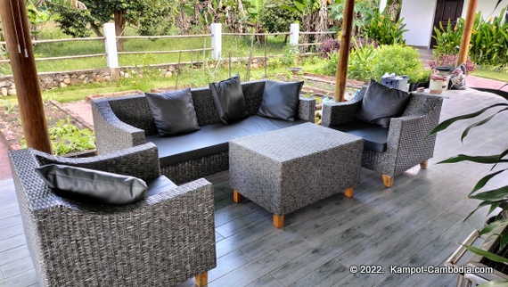 Bluebird Lodge in Kampot, Cambodia.