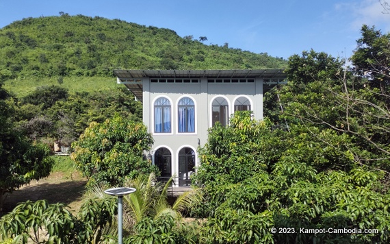 Kampot Hill Lodge in Kampot, Cambodia.