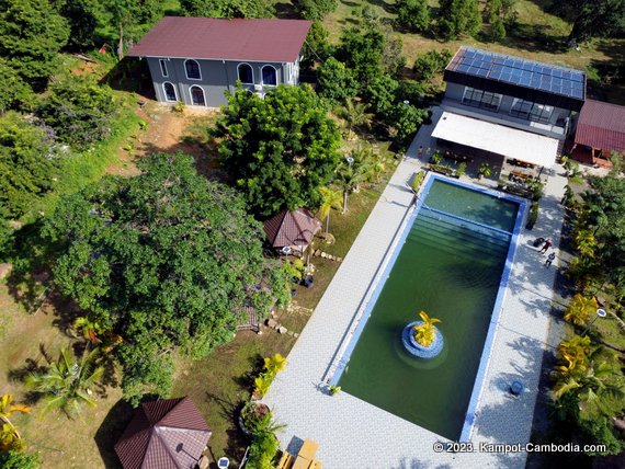 Kampot Hill Lodge in Kampot, Cambodia.