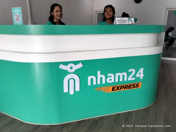 Nham24 Express in Kampot, Cambodia.