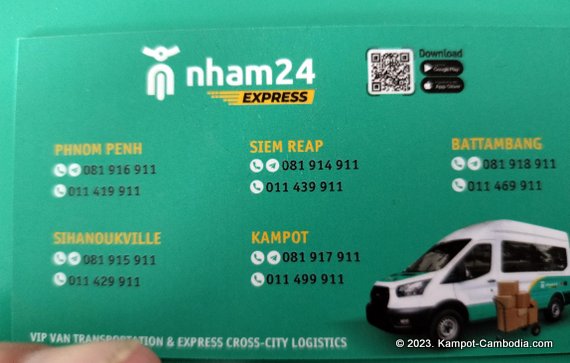 Nham24 Express in Kampot, Cambodia.