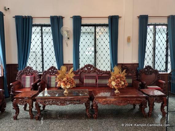 Borey City Guesthouse in Kampot, Cambodia.