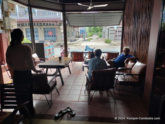 The Hideout Restaurant in Kampot, Cambodia.