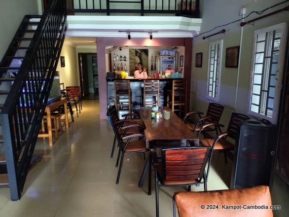 The Hideout Restaurant in Kampot, Cambodia.