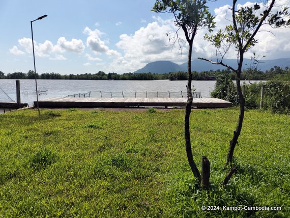 Aland Retreat in Kampot, Cambodia.  Tent camping on the Kampot River.