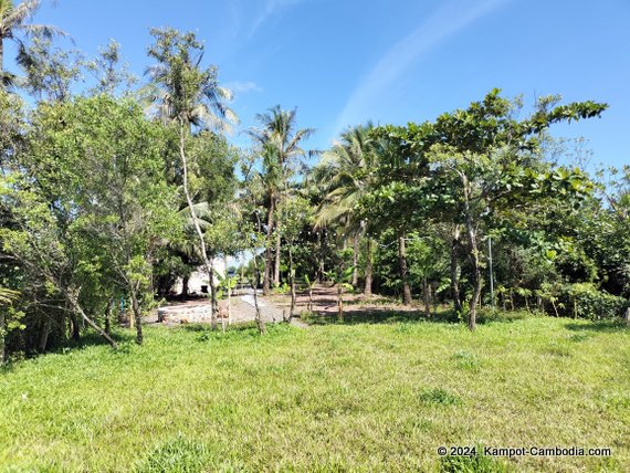 Aland Retreat in Kampot, Cambodia.  Tent camping on the Kampot River.