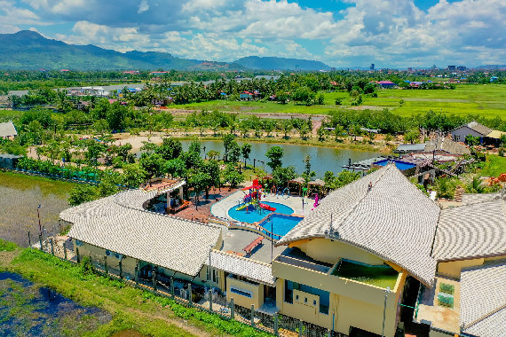 Komsan Kampot Resort by EHM in Kampot, Cambodia.