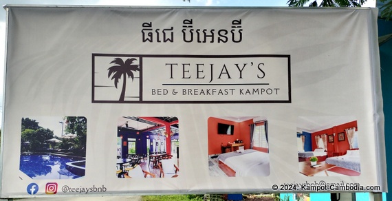 TeeJay's Bed and Breakfast in Kampot, Cambodia.