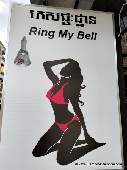 Ring My Bell Bar in Kampot, Cambodia.