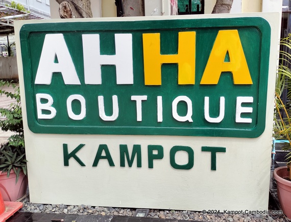 AHHA Boutique in Kampot, Cambodia.